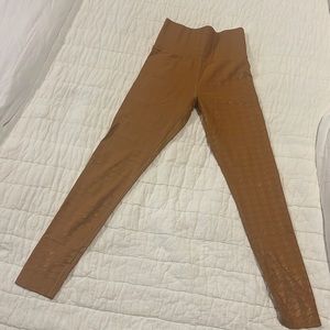 Carbon38 gold herringbone Takara leggings